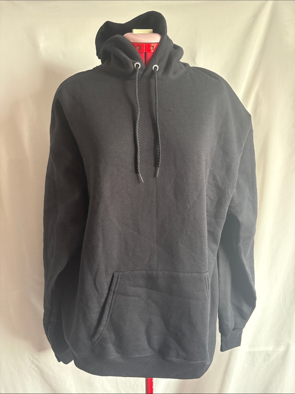 Hanes Black Men's Pullover Hoodie XL23
